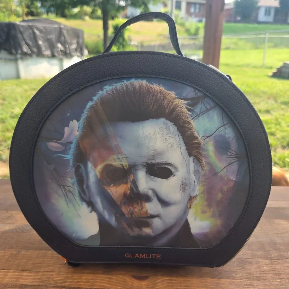 Glamlite Halloween II Michael Myers 3D Lenticular Makeup Bag Crossbody Purse